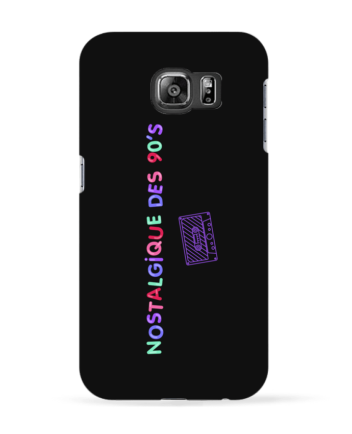 Case 3D Samsung Galaxy S6 Nostalgique 90s Cassette - tunetoo