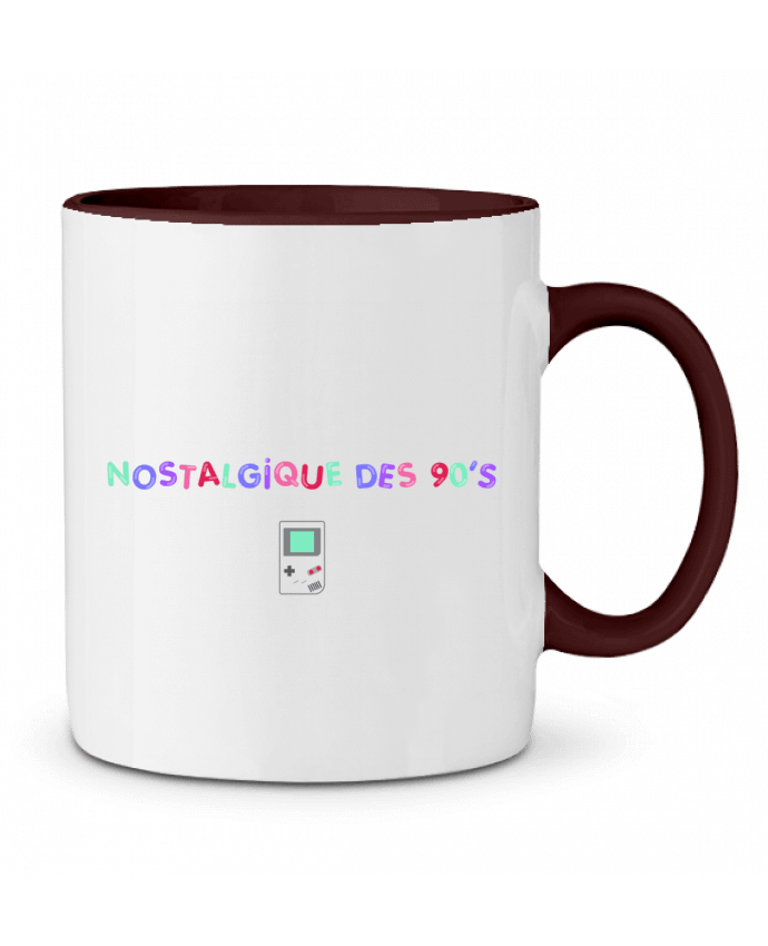 Two-tone Ceramic Mug Nostalgique 90s Gameboy tunetoo