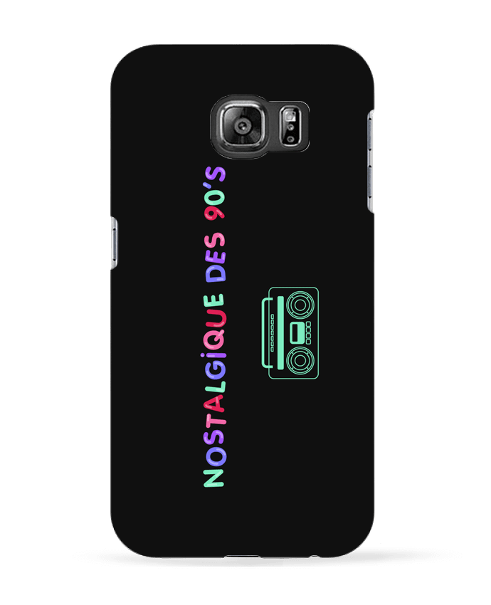Case 3D Samsung Galaxy S6 Nostalgique 90s Stereo - tunetoo