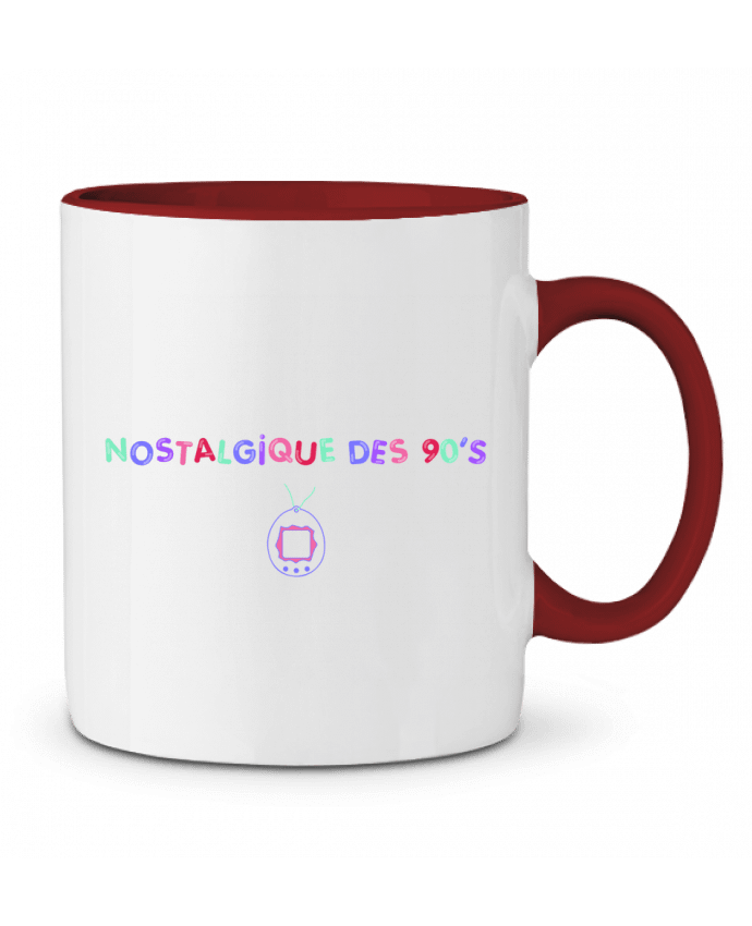 Mug bicolore Nostalgique 90s Tamagotchi tunetoo