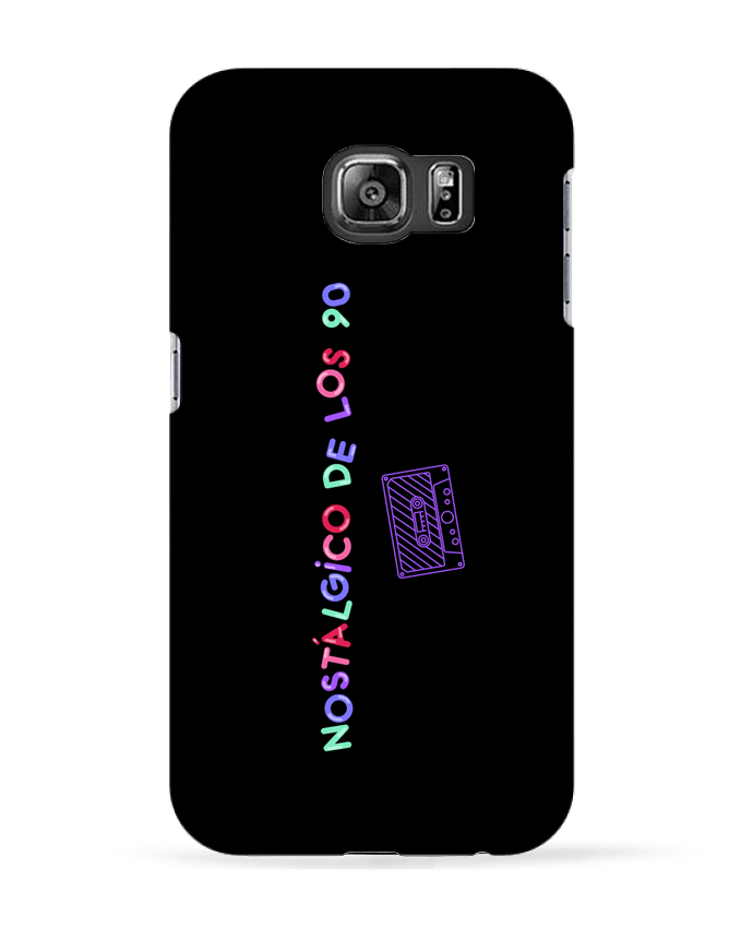 Case 3D Samsung Galaxy S6 Nostálgico de los 90 Casete - tunetoo