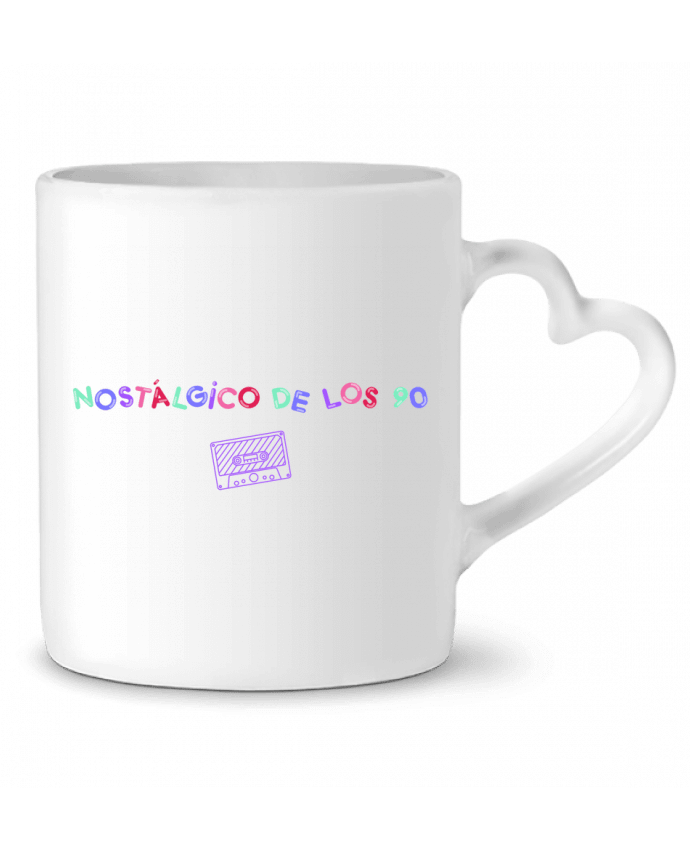 Mug Heart Nostálgico de los 90 Casete by tunetoo