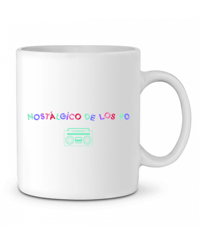 Taza Cerámica Nostálgico de los 90 Radio por tunetoo