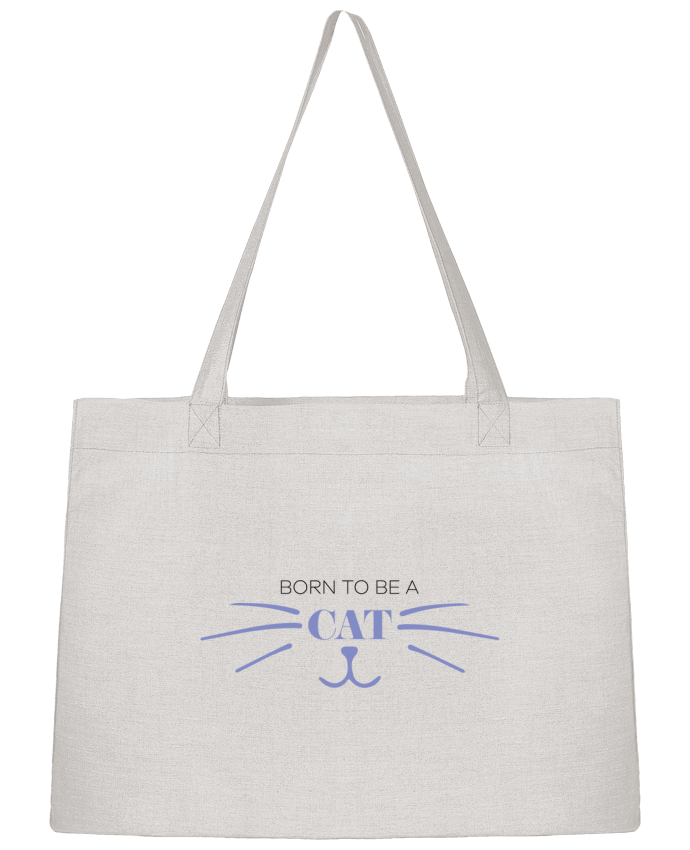 Sac Shopping Born to be a cat par tunetoo