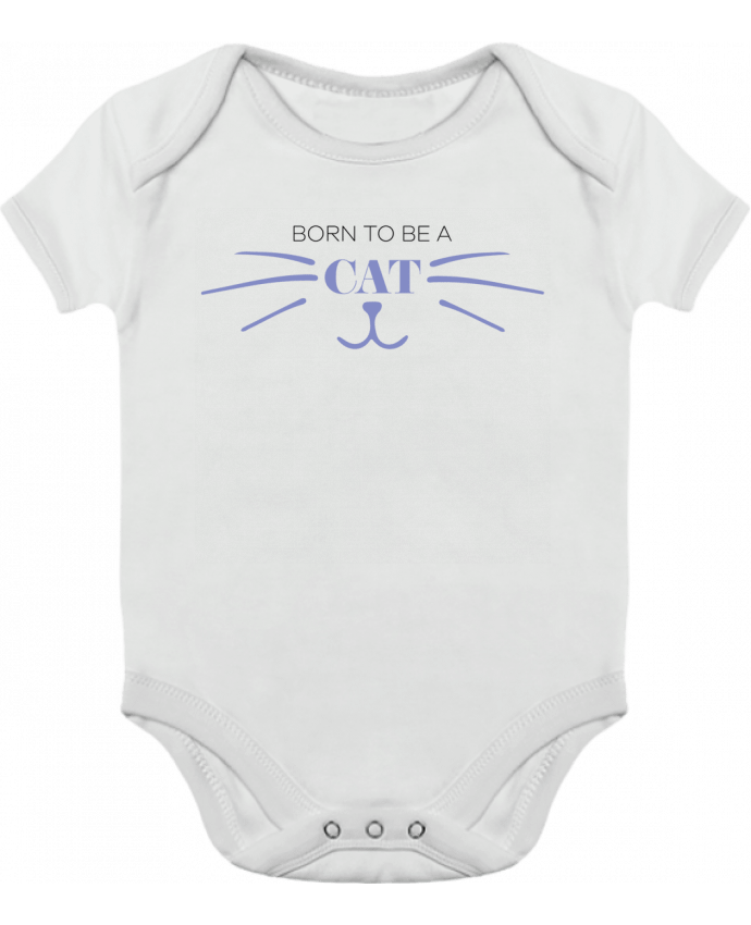 Body Bebé Contraste Born to be a cat por tunetoo