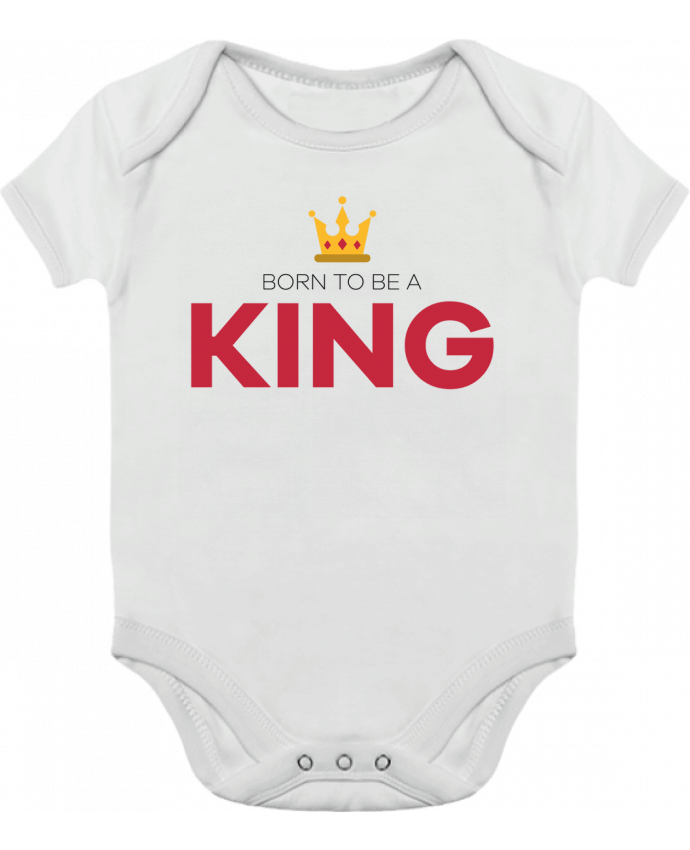 Body Bebé Contraste Born to be a king por tunetoo