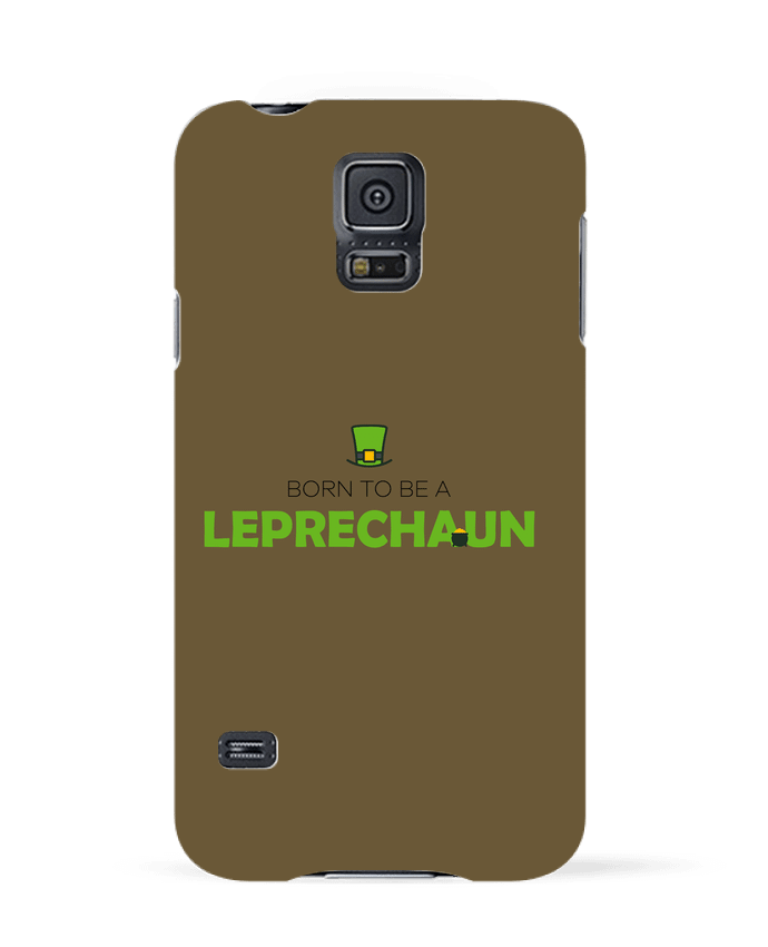 Case 3D Samsung Galaxy S5 Born to be a Leprechaun by tunetoo