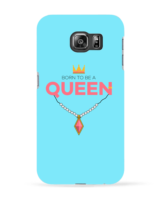 Carcasa Samsung Galaxy S6 Born to be a Queen - tunetoo