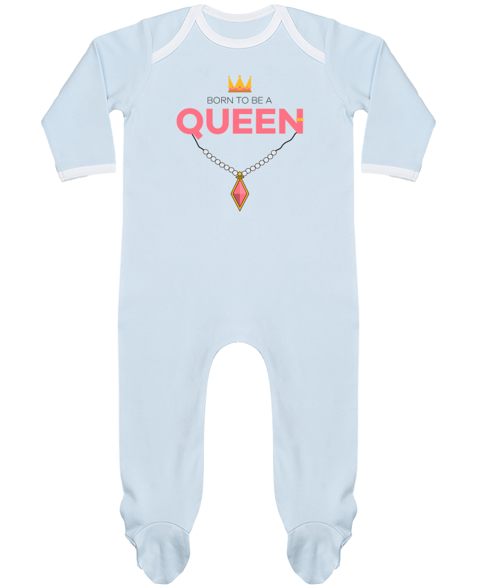 Body Pyjama Bébé Born to be a Queen par tunetoo
