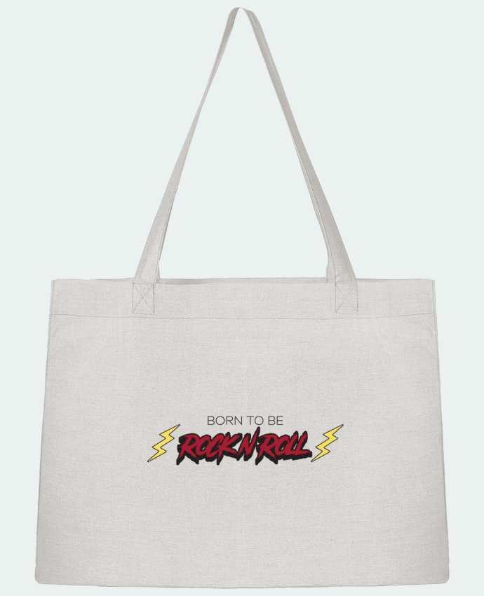 Shopping tote bag Stanley Stella Born to be rock n roll by tunetoo