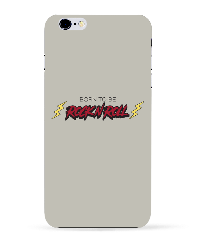 Case 3D iPhone 6+ Born to be rock n roll de tunetoo