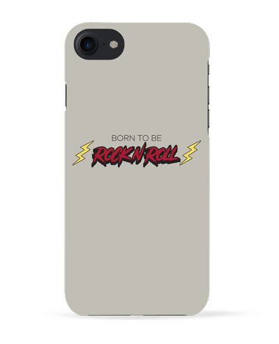 COQUE 3D Iphone 7 Born to be rock n roll de tunetoo