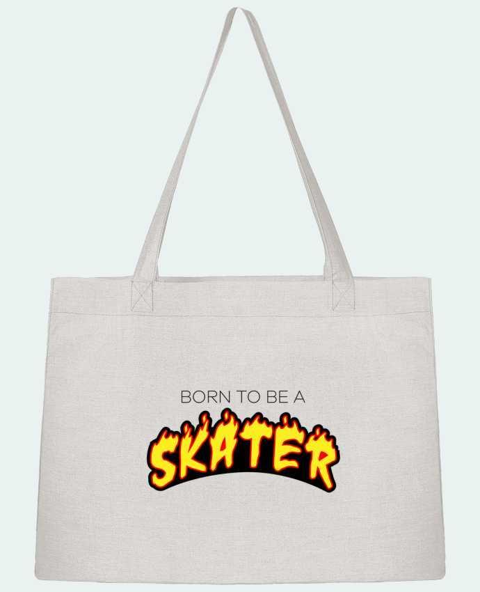 Shopping tote bag Stanley Stella Born to be a skater by tunetoo