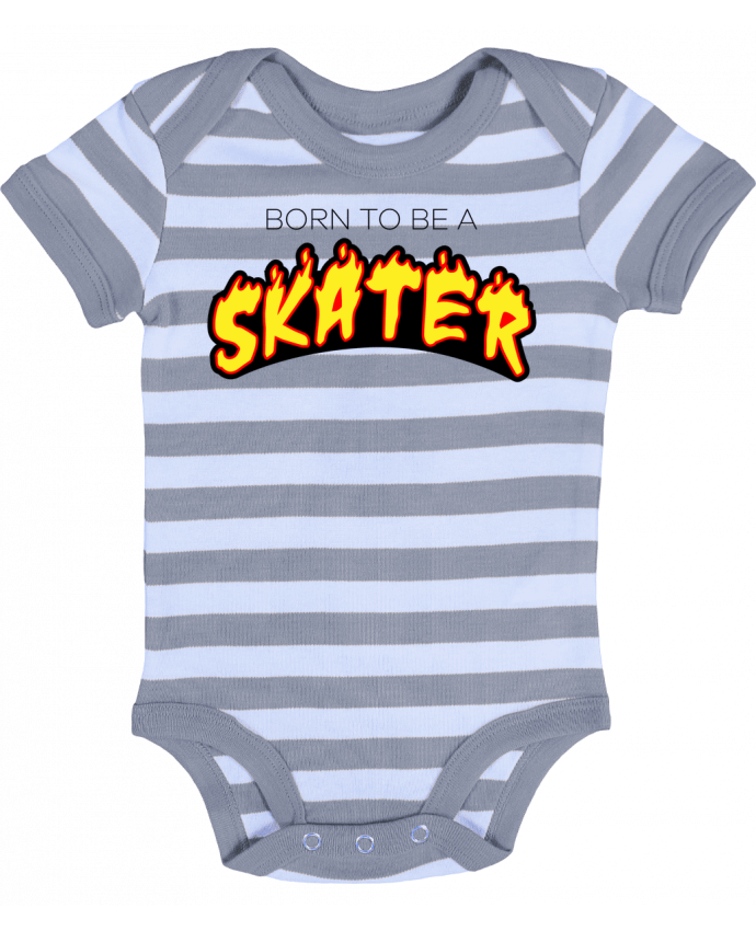 Baby Body striped Born to be a skater - tunetoo