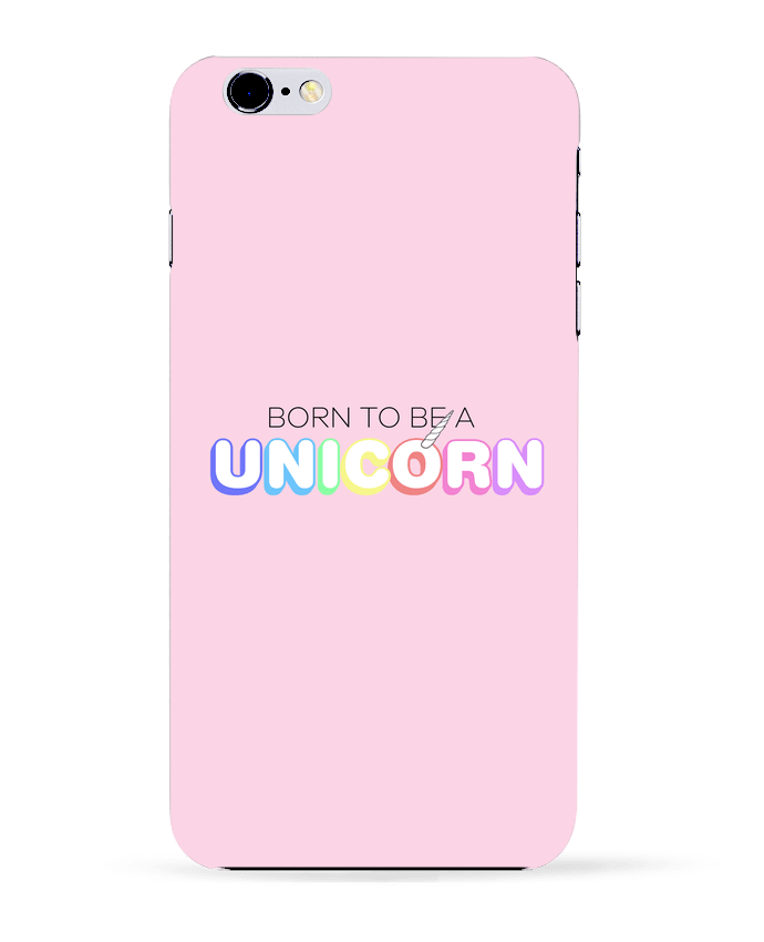 Case 3D iPhone 6+ Born to be a unicorn de tunetoo