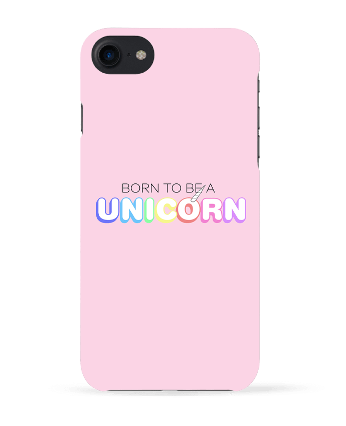 Case 3D iPhone 7 Born to be a unicorn de tunetoo