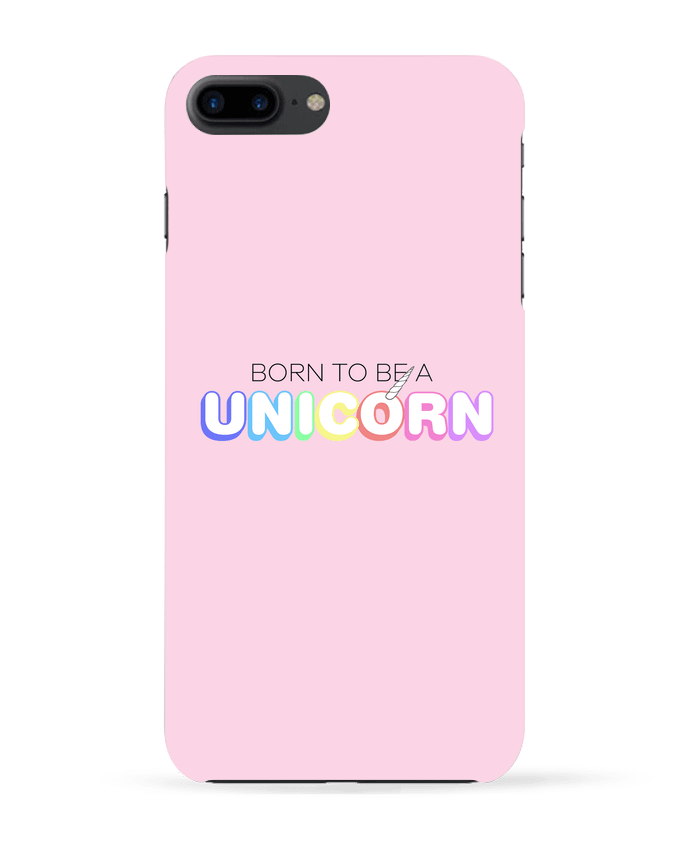 Case 3D iPhone 7+ Born to be a unicorn by tunetoo