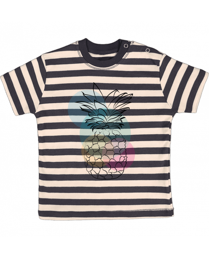 T-shirt baby with stripes Petit'anana by Nina