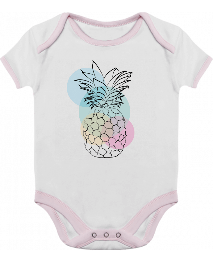 Body Bebé Contraste Petit'anana por Nina