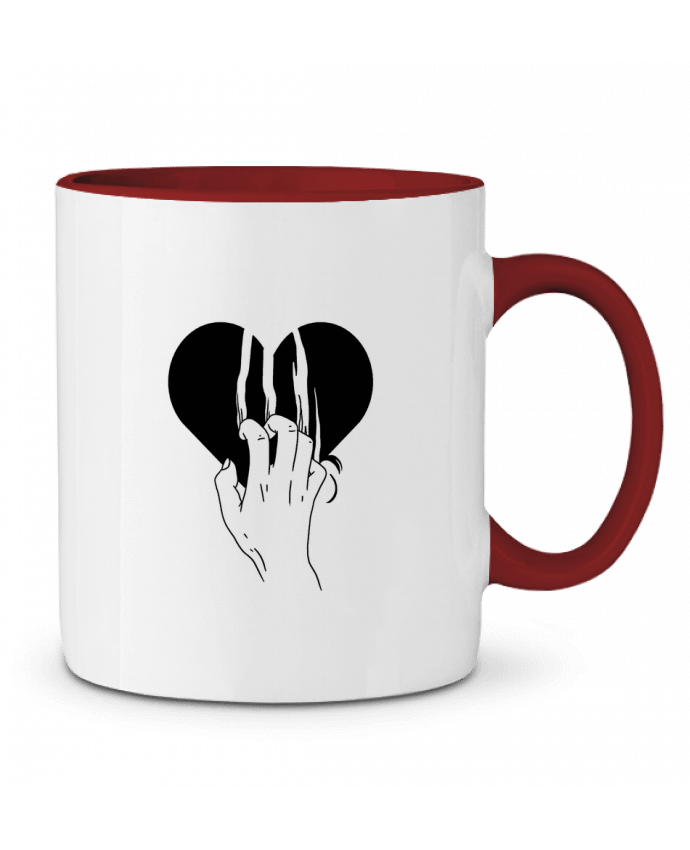 Mug bicolore Coeur tattooanshort