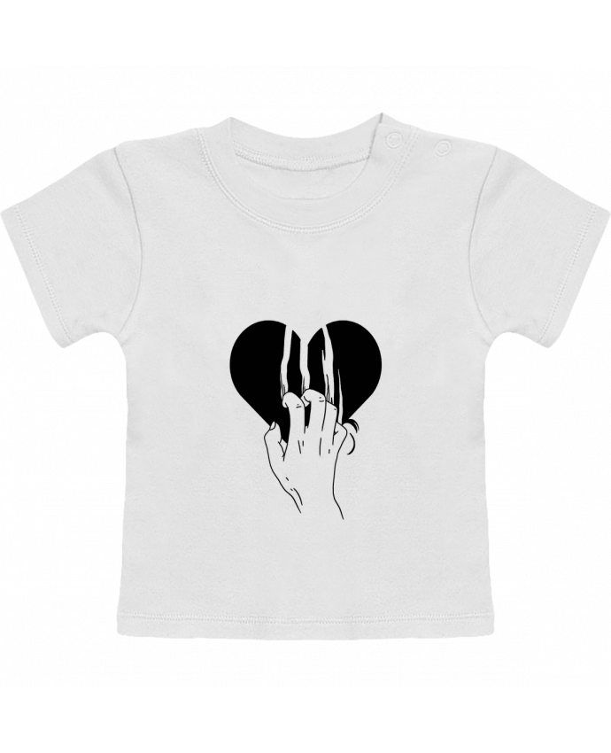 T-shirt bébé Coeur manches courtes du designer tattooanshort