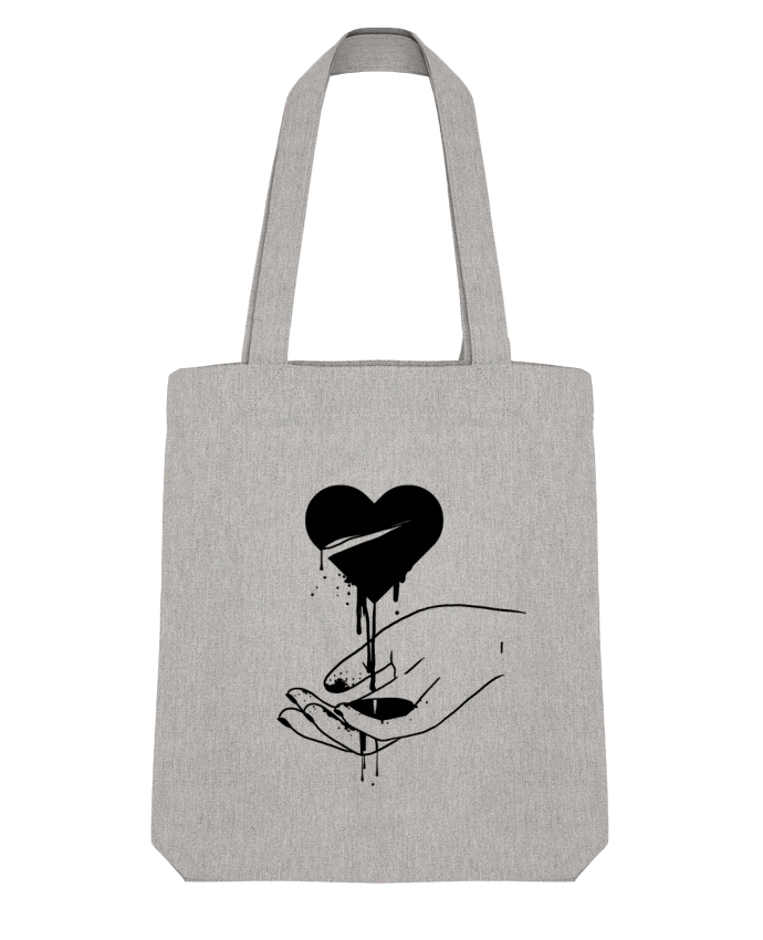 Tote Bag Stanley Stella COeur qui coule par tattooanshort 