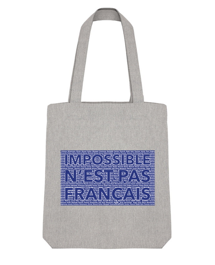 Tote Bag Stanley Stella Impossible n'est pas français par tunetoo 