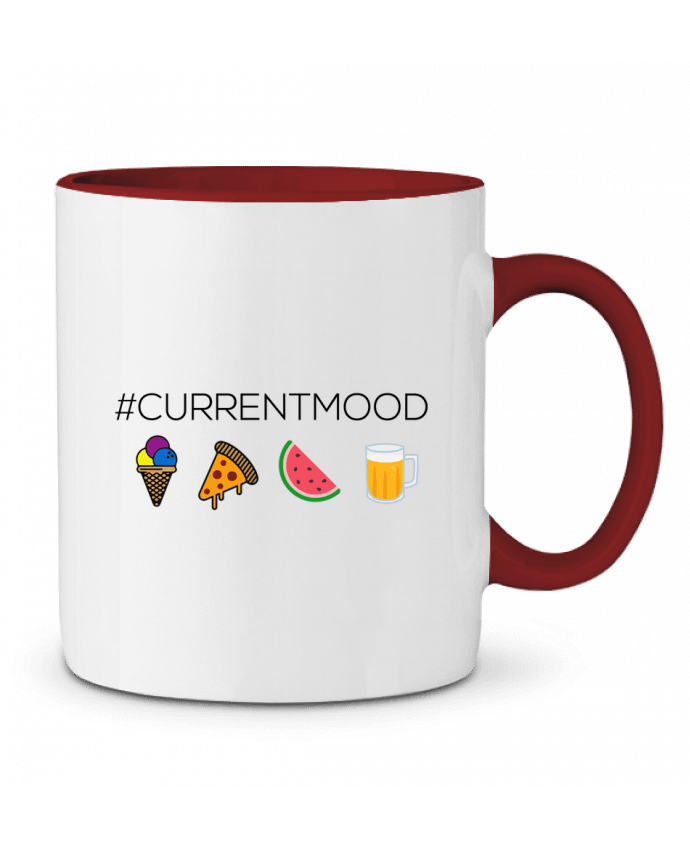 Mug bicolore #Currentmood tunetoo
