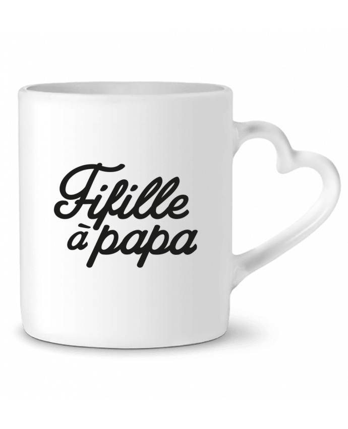 Mug Heart Fifille à Papa by Nana