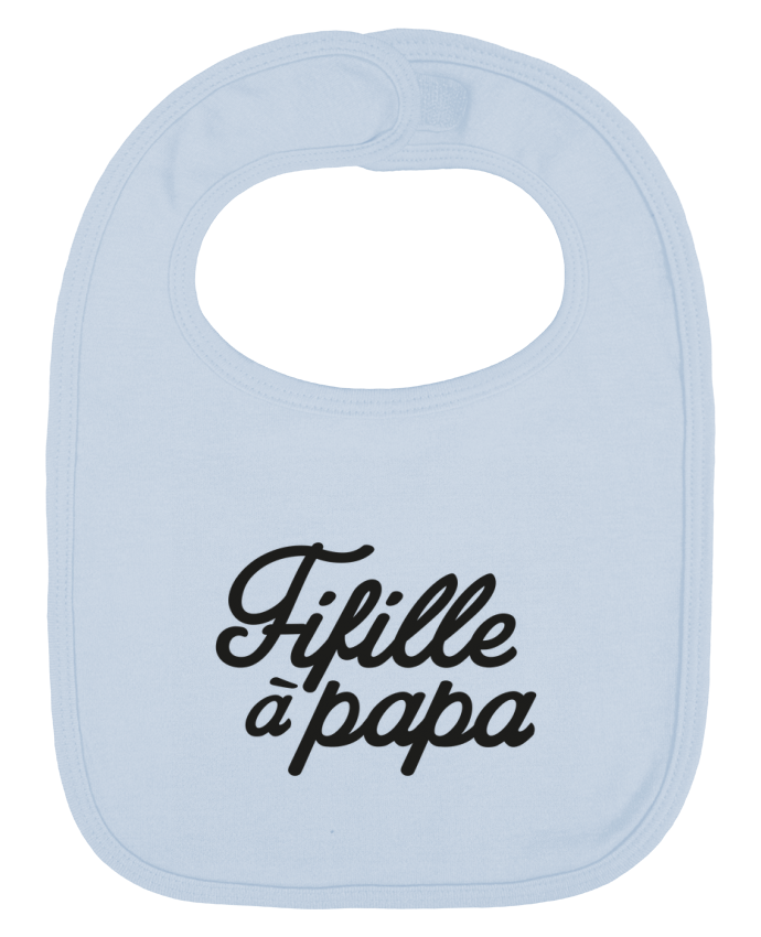 Bavoir bébé uni Fifille à Papa par Nana
