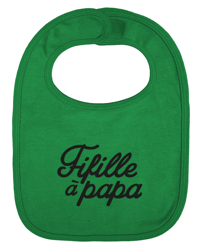 Baby Bib plain and contrast Fifille à Papa by Nana