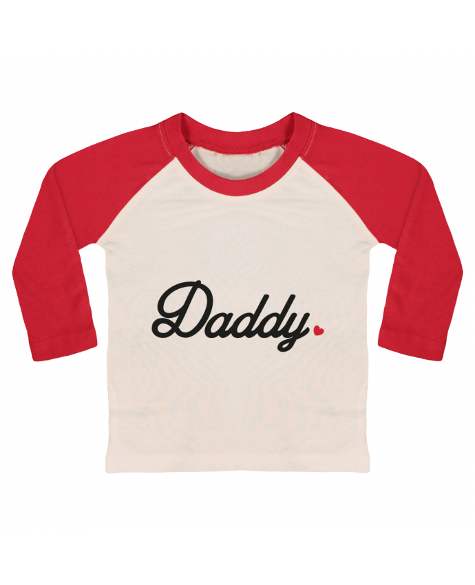 Tee-shirt Bébé Baseball ML Daddy par Nana