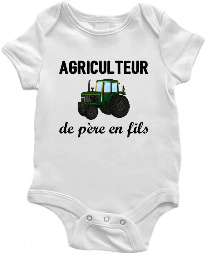 Body bébé Agriculteur de père en fils par tunetoo