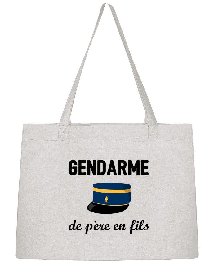 Shopping tote bag Stanley Stella Gendarme de père en fils by tunetoo