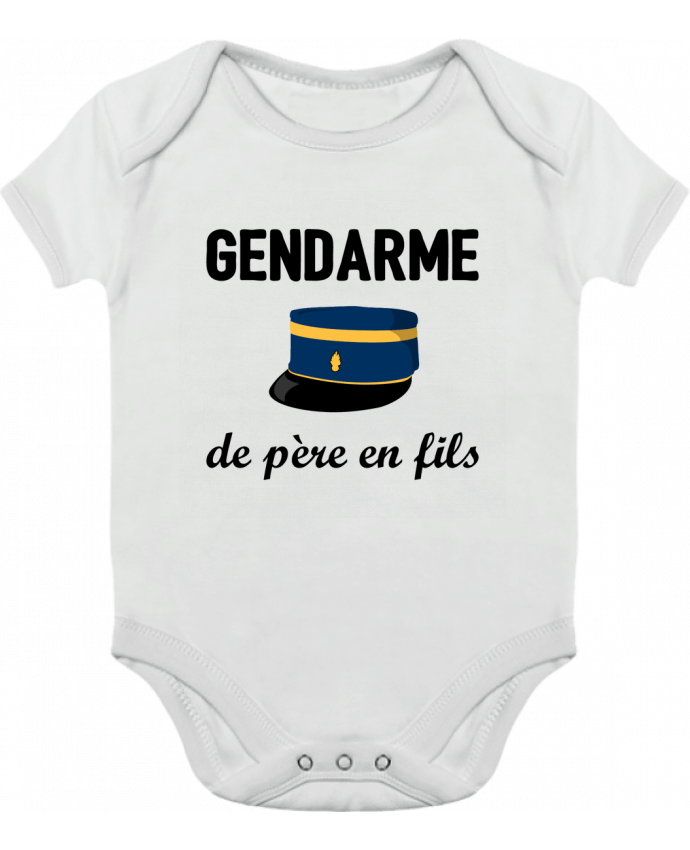Baby Body Contrast Gendarme de père en fils by tunetoo