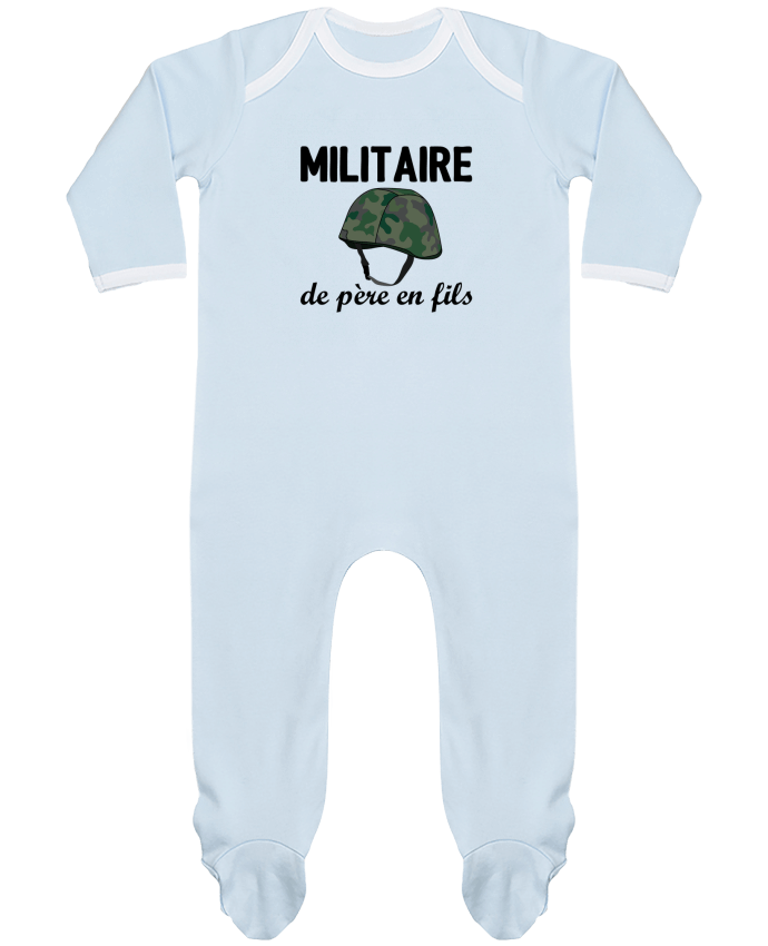 Body Pyjama Bébé Militaire de père en fils par tunetoo