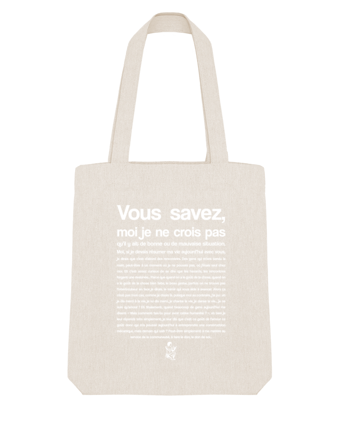 Tote Bag Stanley Stella Citation Scribe Astérix par tunetoo 