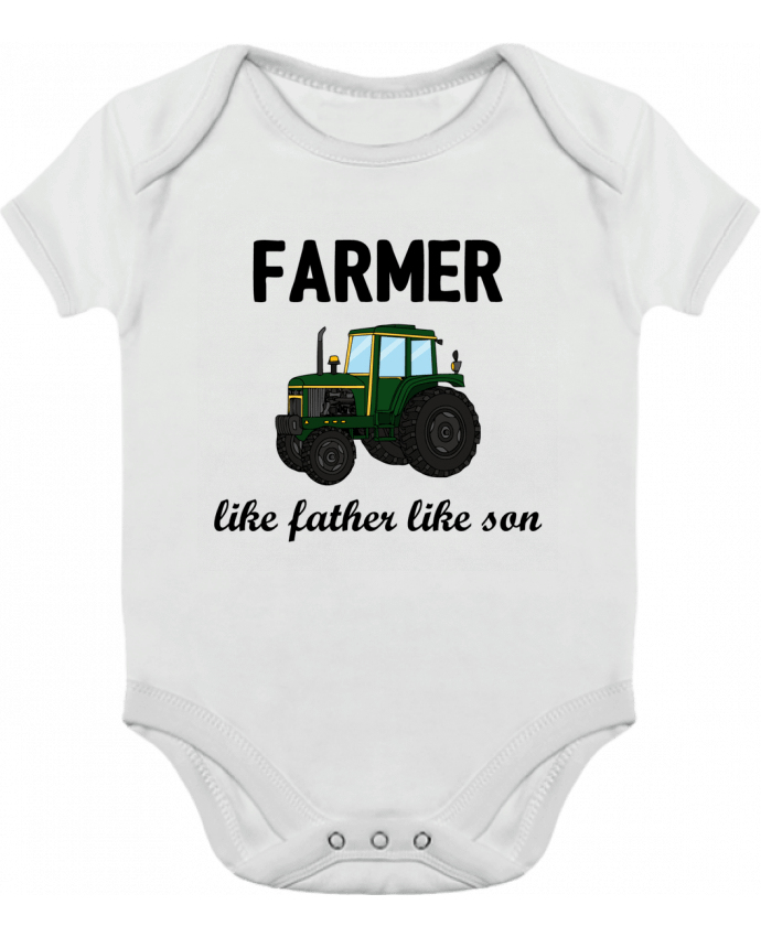 Baby Body Contrast Farmer Like father like son by tunetoo
