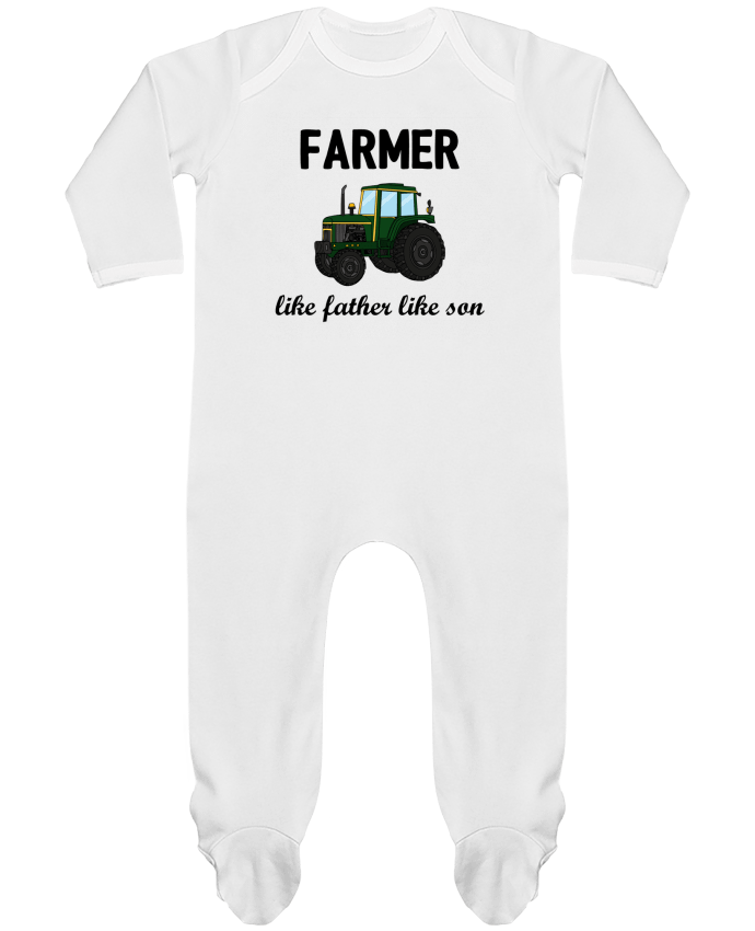 Pijama Bebé Manga Larga Contraste Farmer Like father like son por tunetoo