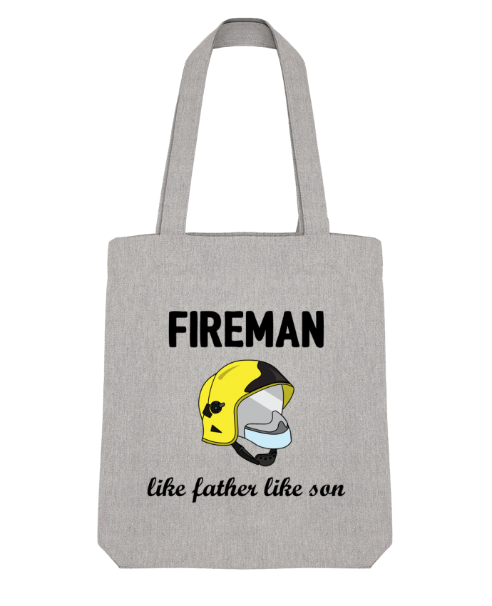 Tote Bag Stanley Stella Fireman Like father like son by tunetoo 