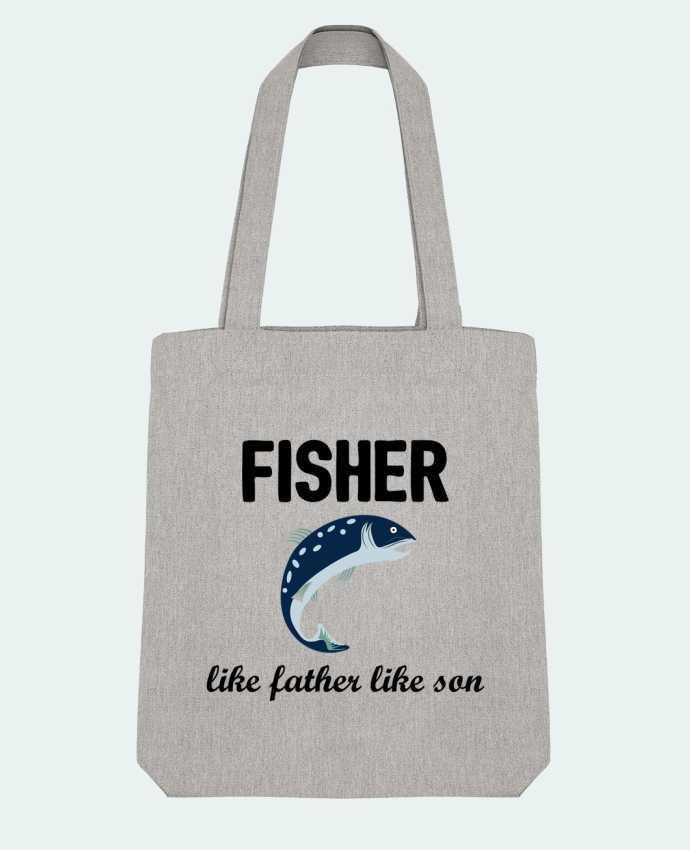 Tote Bag Stanley Stella Fisher Like father like son by tunetoo 