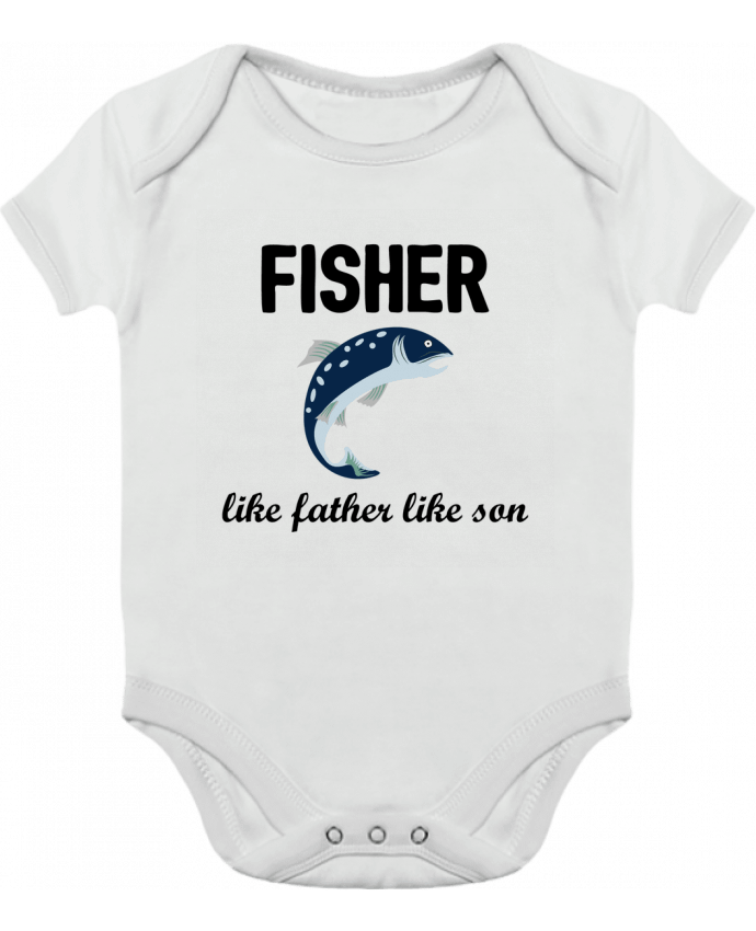 Baby Body Contrast Fisher Like father like son by tunetoo