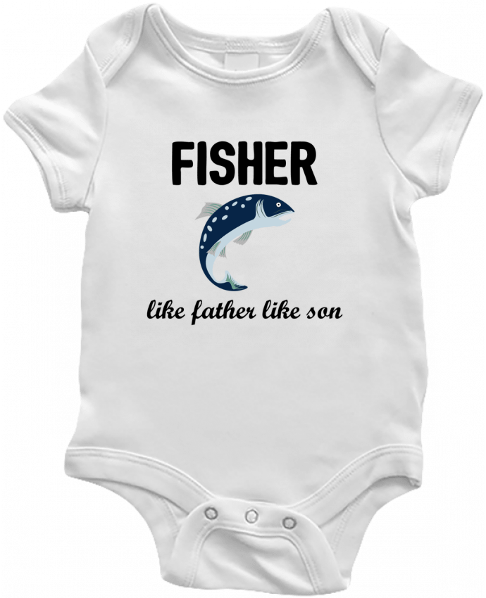 Body bébé Fisher Like father like son par tunetoo