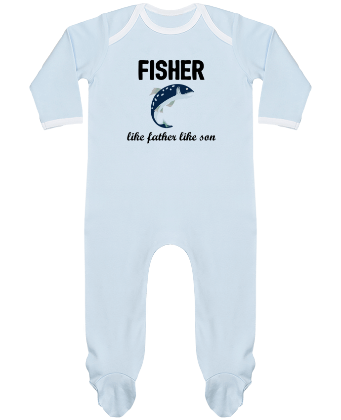 Body Pyjama Bébé Fisher Like father like son par tunetoo