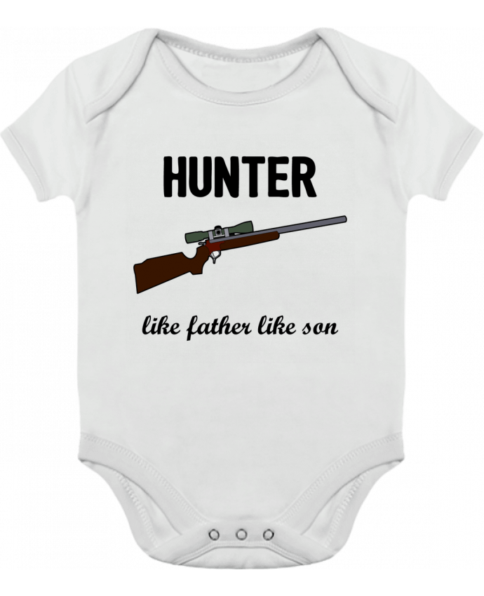 Body Bebé Contraste Hunter Like father like son por tunetoo