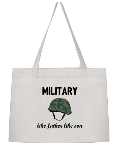 Sac Shopping Military Like father like son par tunetoo