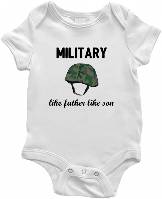Body bébé Military Like father like son par tunetoo