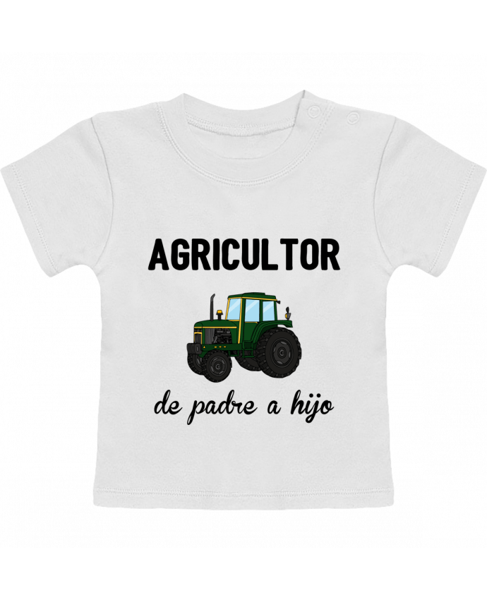 Camiseta Bebé Manga Corta Agricultor de padre a hijo manches courtes du designer tunetoo
