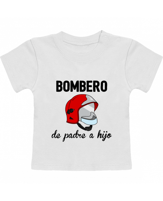 T-shirt bébé Bombero de padre a hijo manches courtes du designer tunetoo