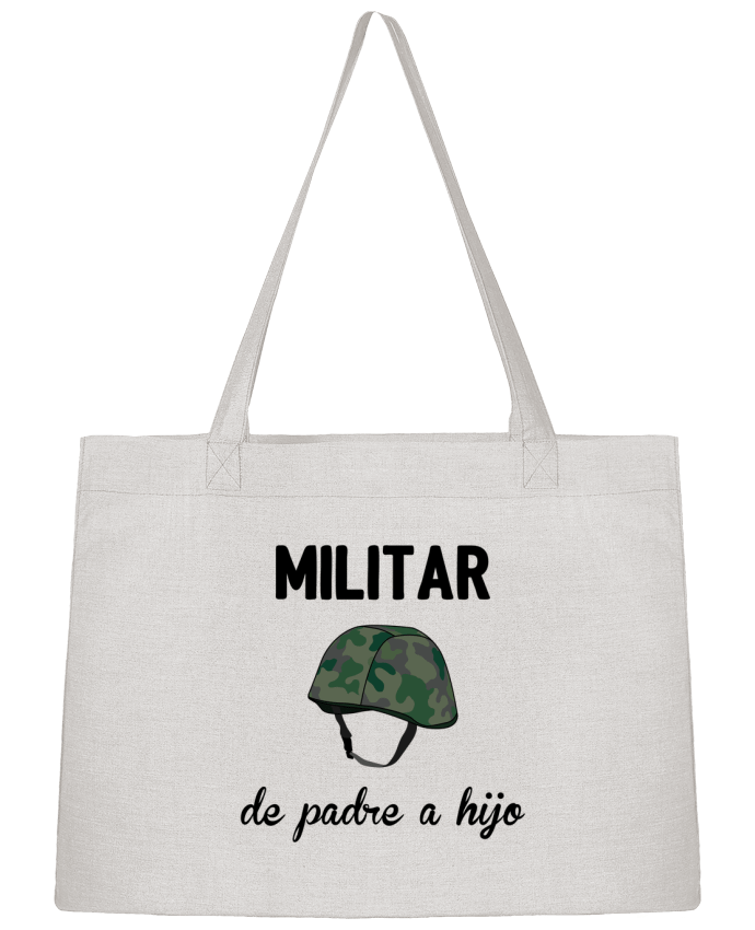 Shopping tote bag Stanley Stella Militar de padre a hijo by tunetoo